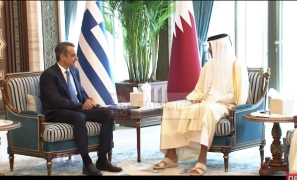 Ντόχα: Συνάντηση Μητσοτάκη με τον Εμίρη του Κατάρ